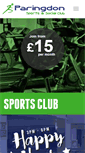 Mobile Screenshot of paringdonsports.com